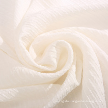 Raised crepe 10.3 M/M 130 CM wholesale white dobby silk fabric